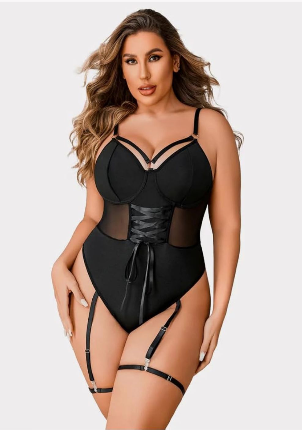Fatal Attraction Strappy Bodysuit 🖤🔥
